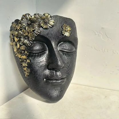 Funny Face Sculpture Planter