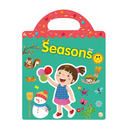 New Children Reusable Scene Cute Stickers