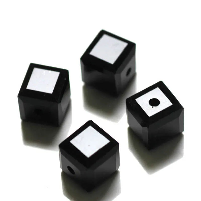 cube beads crystal