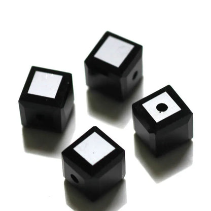 cube beads crystal