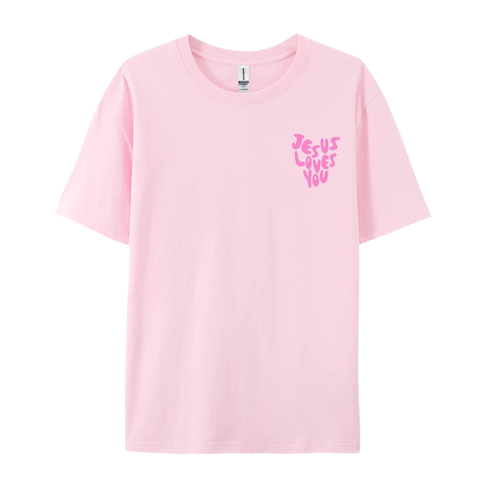 Jesus Loves Me  Cotton T-Shirts