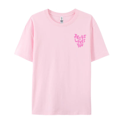 Jesus Loves Me  Cotton T-Shirts