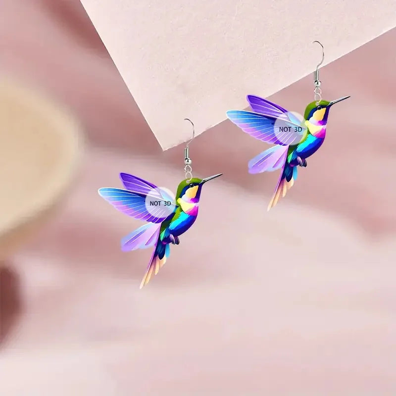 Hummingbird earrings