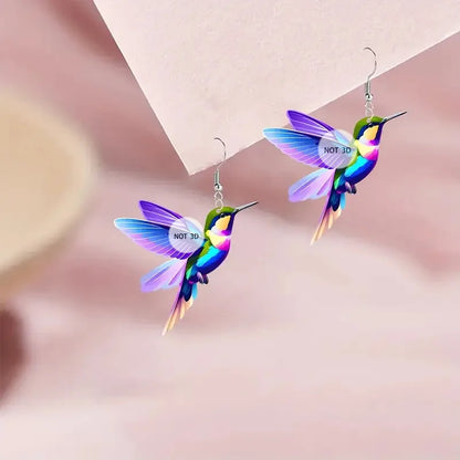 Hummingbird earrings