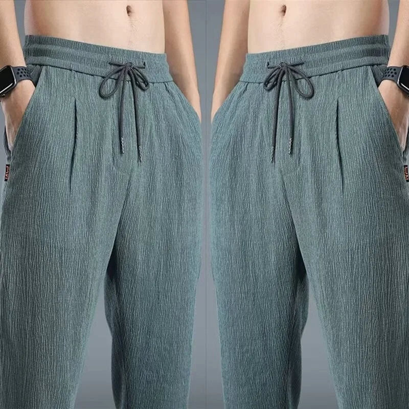 2025 Summer Men's Linen Pants Ultra Lightweight Breathable