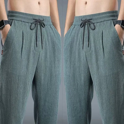 2025 Summer Men's Linen Pants Ultra Lightweight Breathable