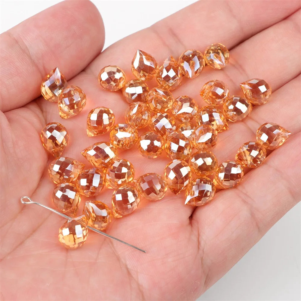 Water Drop  Crystal Glass Beads Czech