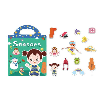 Educational Jelly Sticker Books