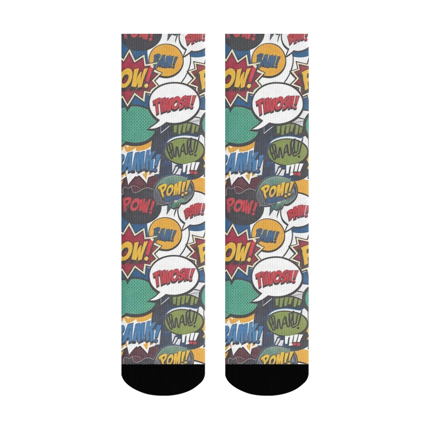 comic pop art socks men