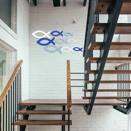 9Pcs Handcrafted Ocean Fish