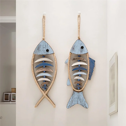 Fish Wall Decor,  Nautical Fish Decoration,
