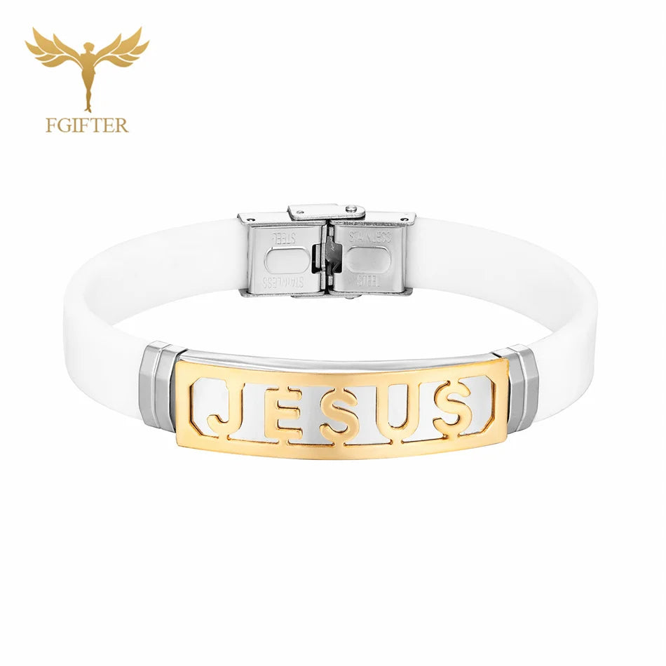 JESUS Silicone Bracelets JESUS LOVES YOU