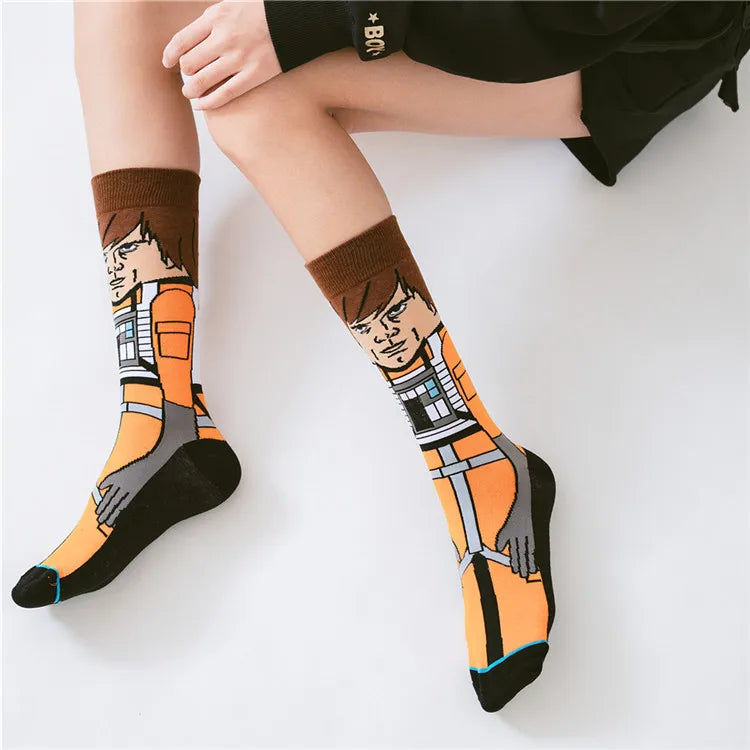 1 pair Autumn Winter Anime Socks