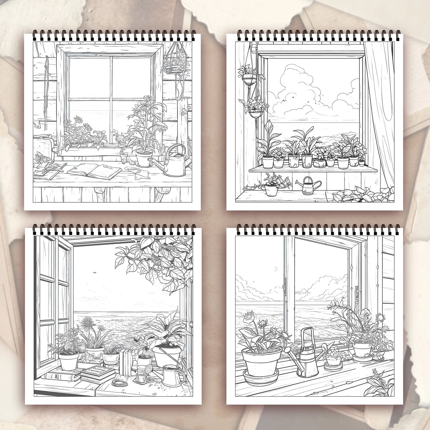 1pc, Teen Colouring Book - 30 Sheets