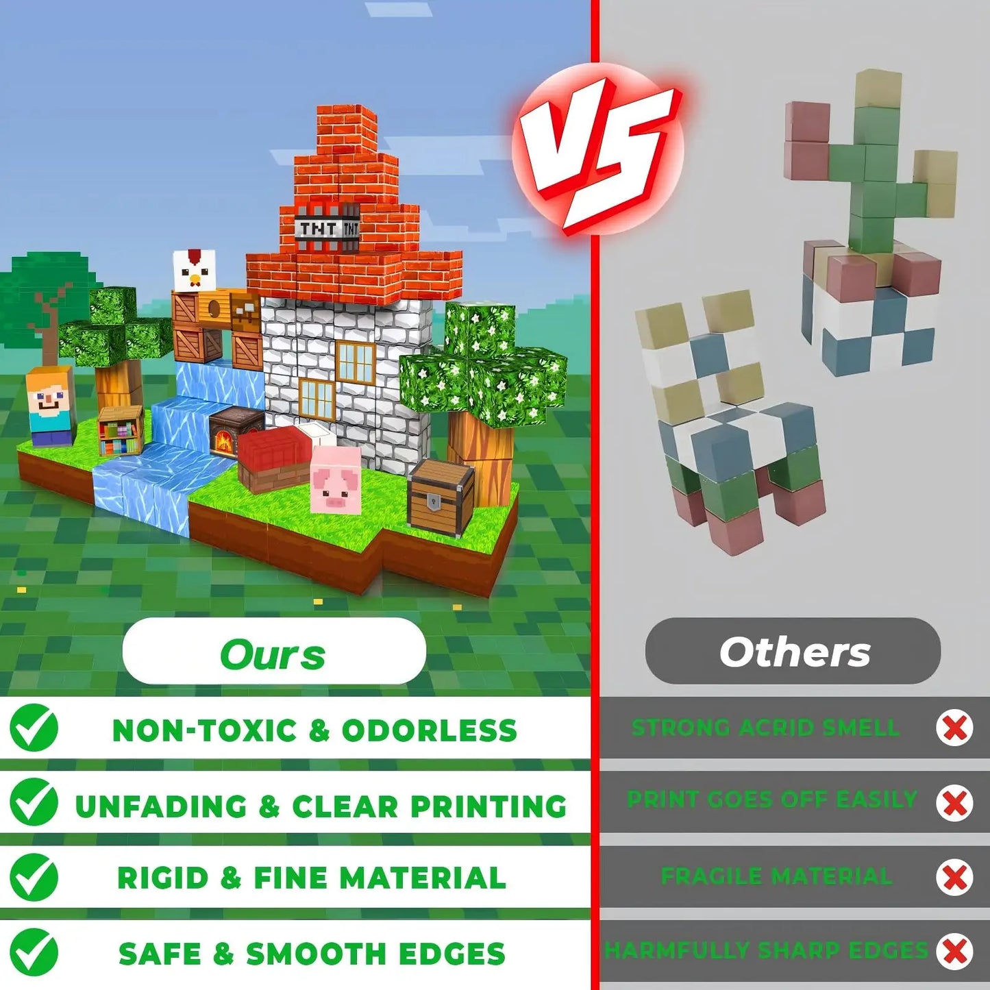 Magnetic Blocks 100PCS