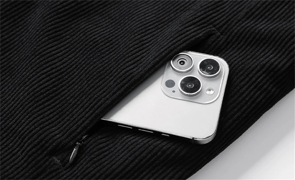 L-8XL Plus Size Winter Men's Corduroy coat