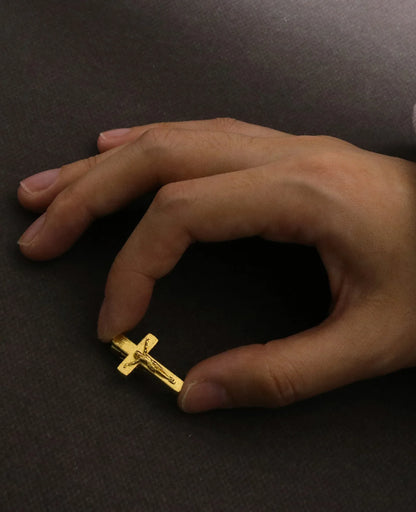 15Pcs Crucifix Cross Brooches Christian INRI Cross Badges Lapel Pin