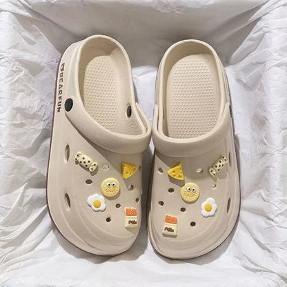 Women's rubber shoes like crocs