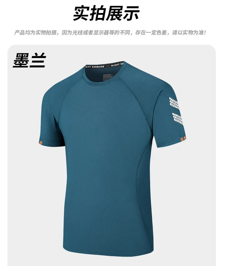 9XL Round Neck Breathable T-shirt