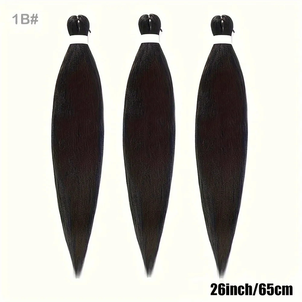 Braiding Hair 3Pcs Natural Black Braiding Hair