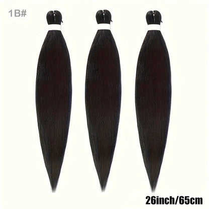 Braiding Hair 3Pcs Natural Black Braiding Hair