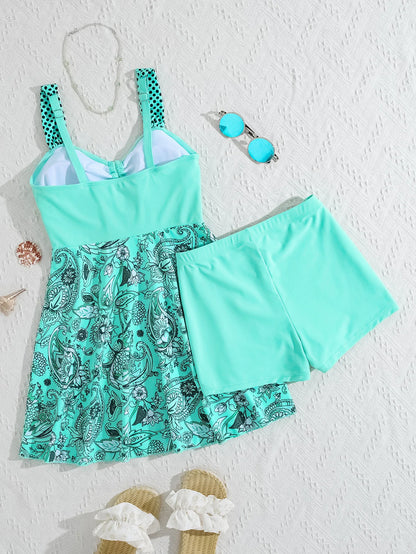 Bikini Two-Piece Swimsuit Women's Large Size