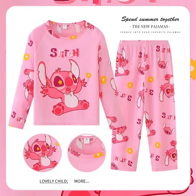 Girls Pajamas Sets Sleepwear Hello Kitty