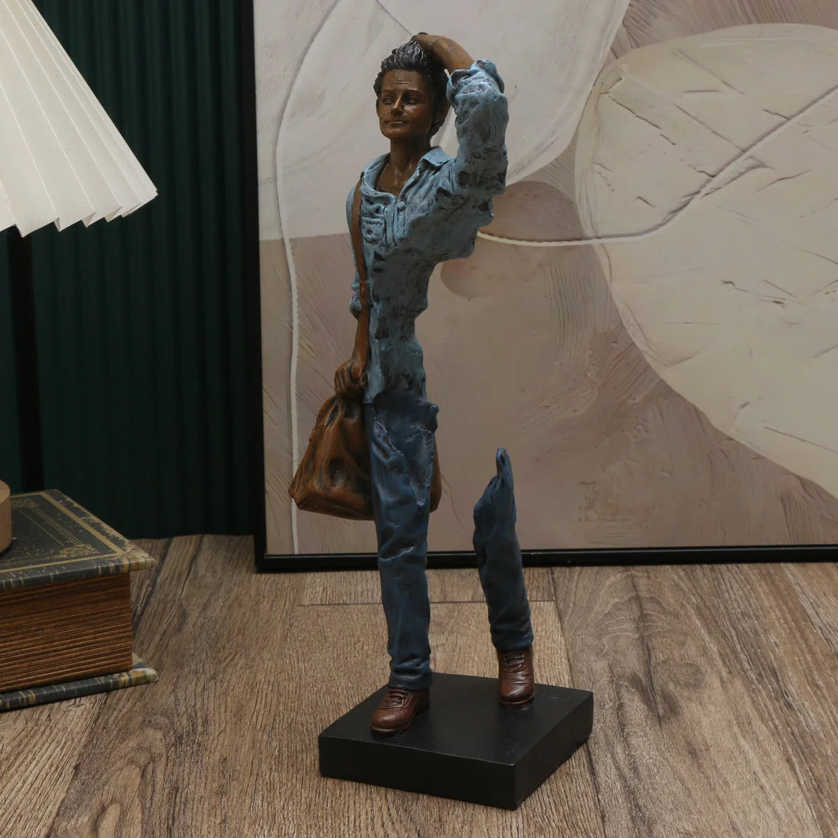 Traveler Sculpture - Abstract Resin Decor