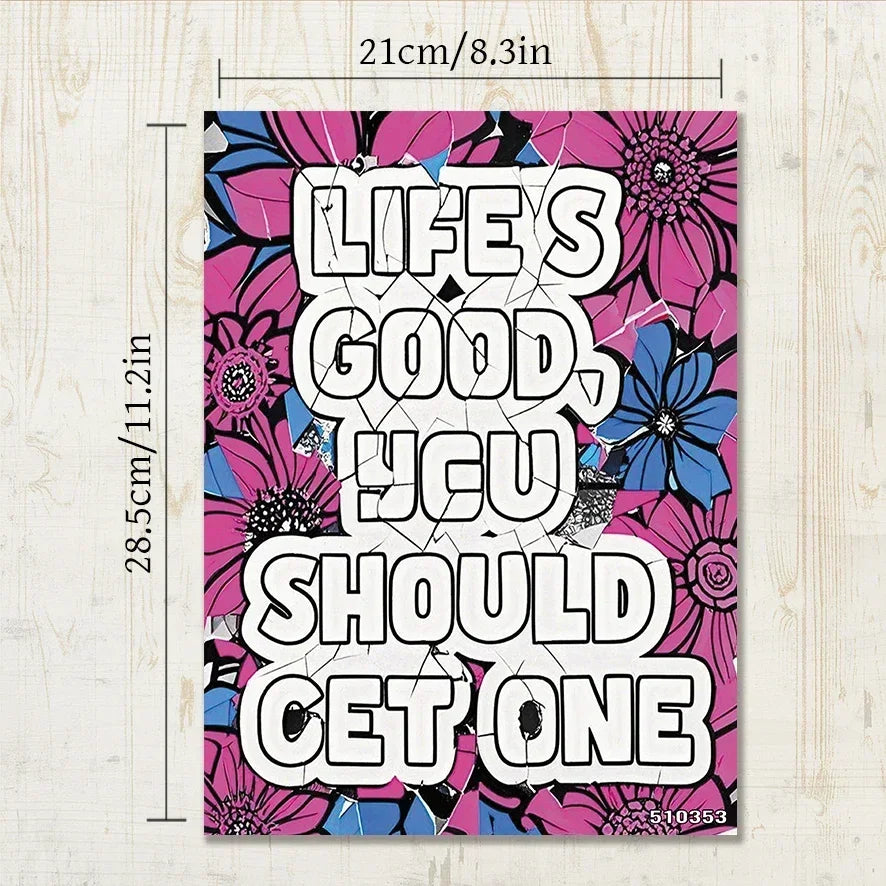 Adult Quotes Coloring Book