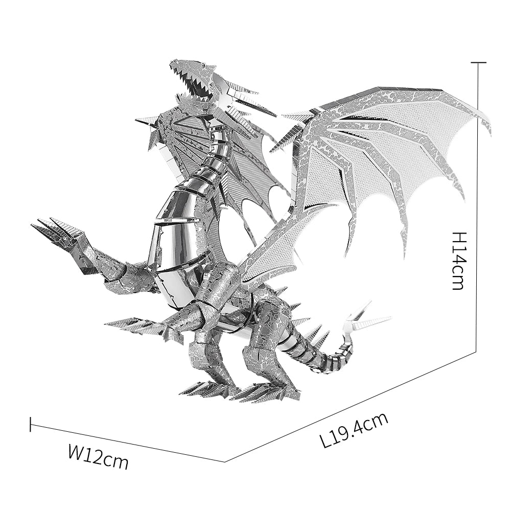 Piececool 3D Metal Puzzles  dragon