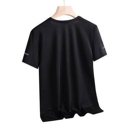 9xl Large Plus Size Quick Dry Short Sleeve T Shirt