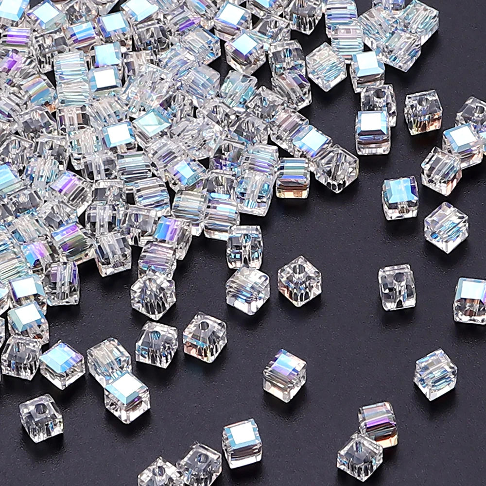 50pcs Glass Crystal Beads