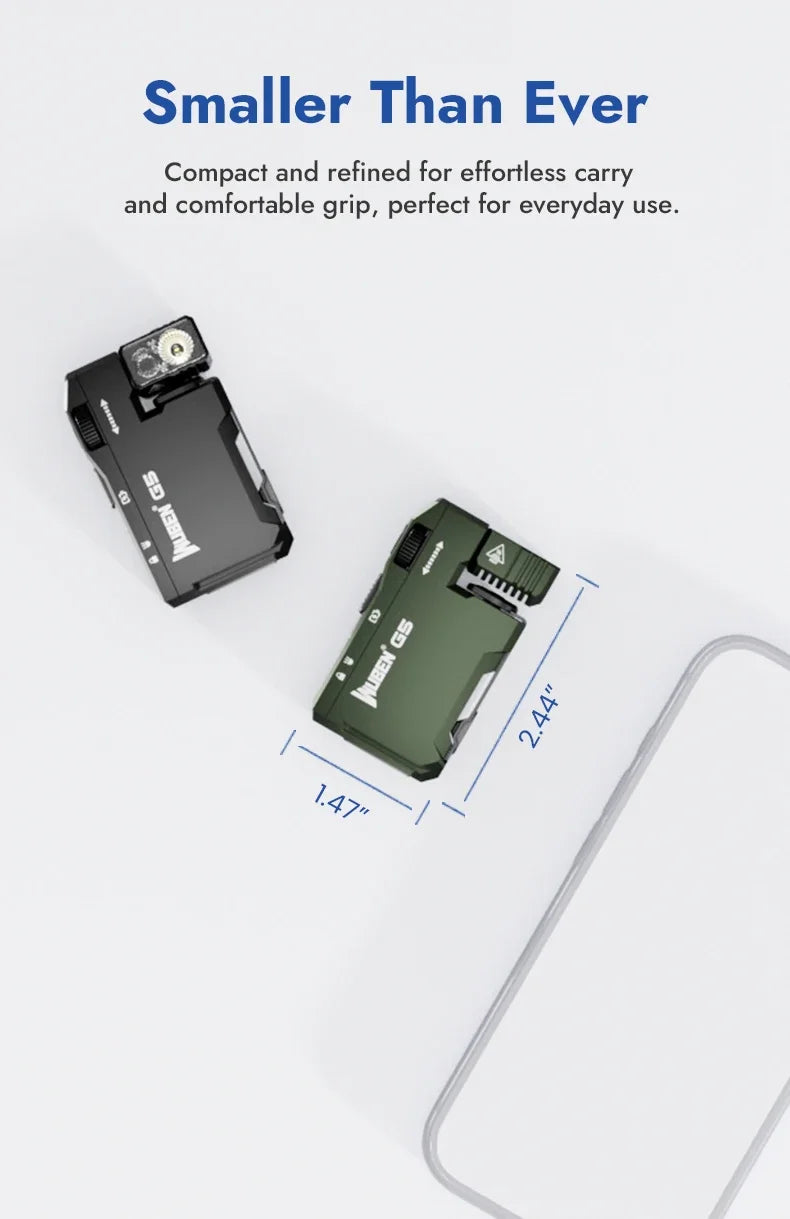 WUBEN G5 EDC Flashlight 400Lumens-Green