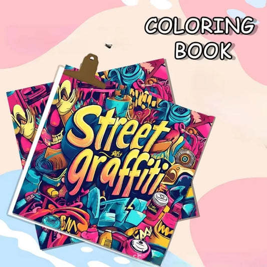 Street Graffiti Colouring Book