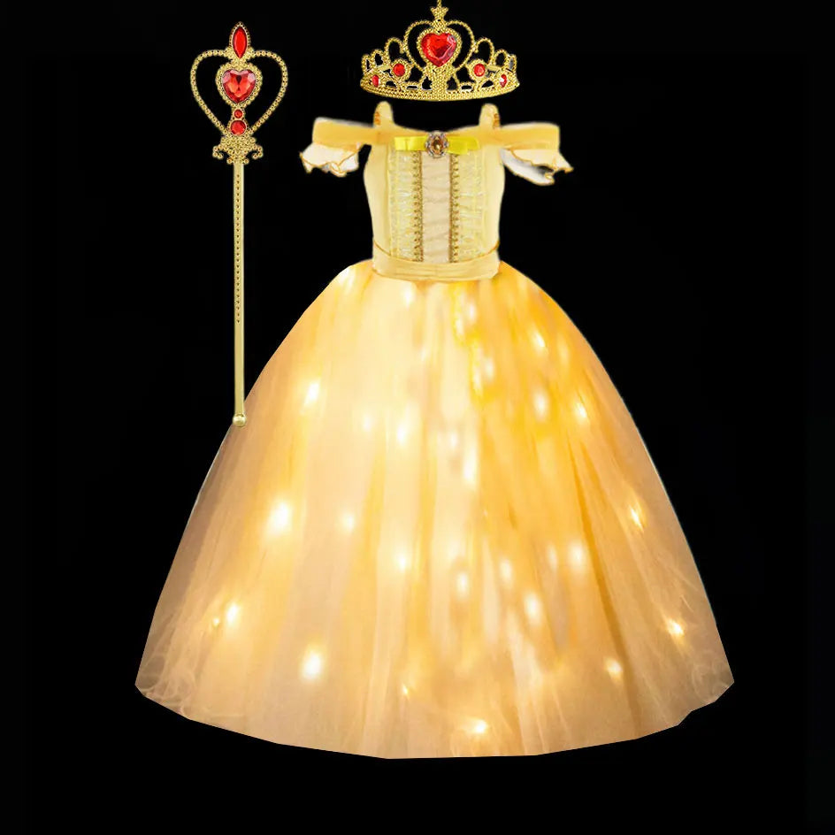 Kids Belle Beauty and the Beast Ball Gown