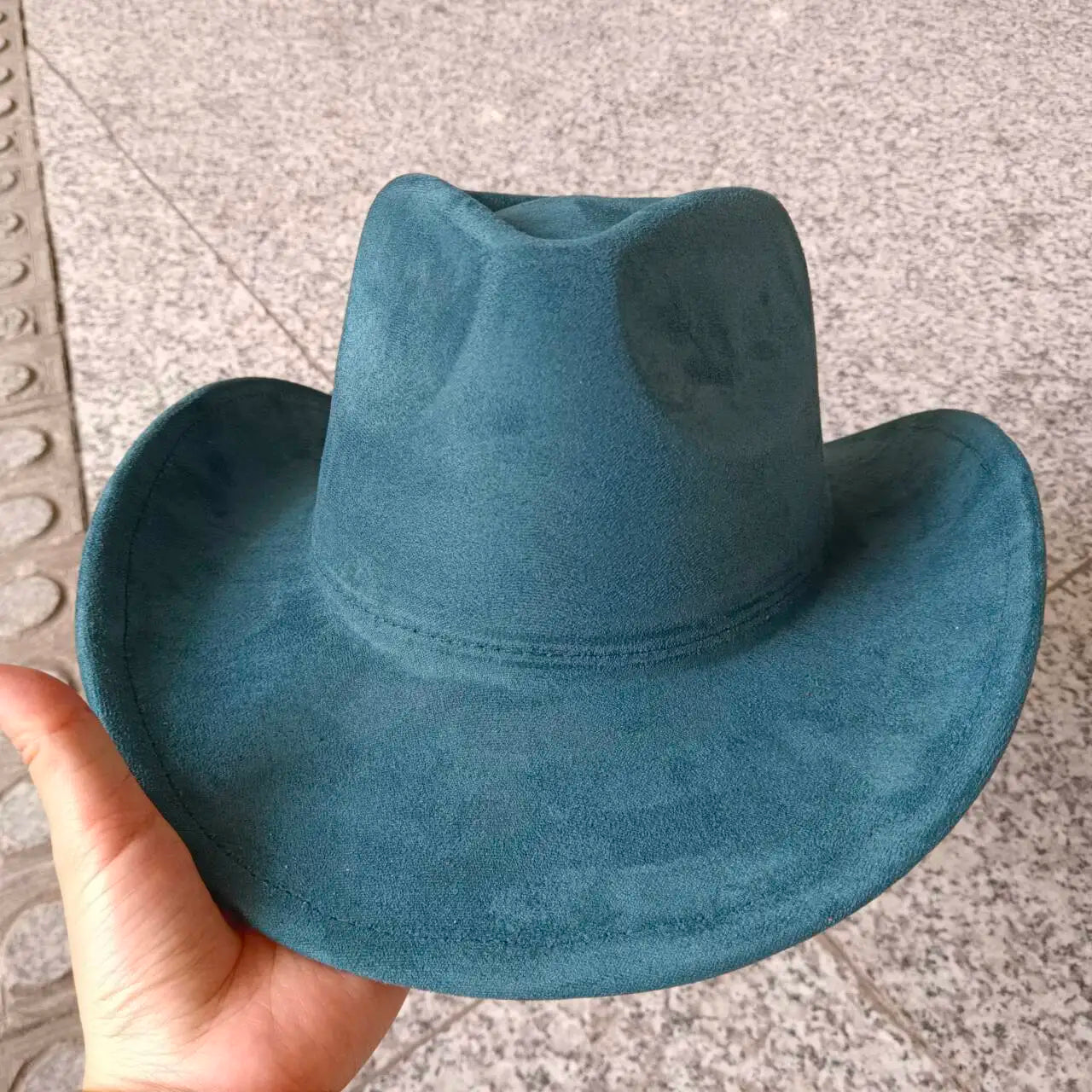 Suede cowboy hat