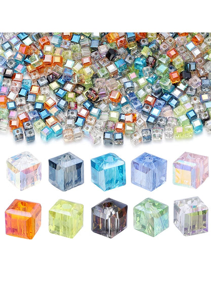 50pcs Glass Crystal Beads