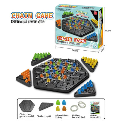 Chain Triangle Chess Game Band  Educational Interactive Game