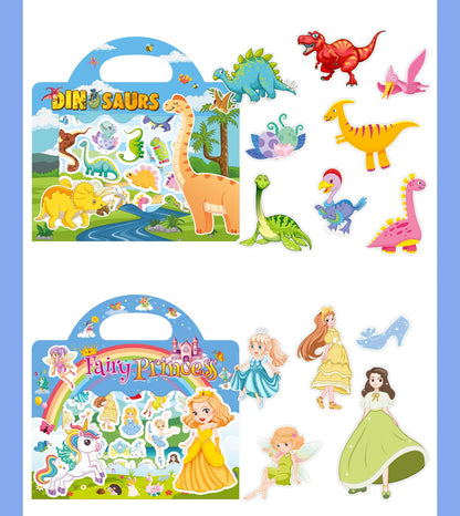 New Children Reusable Scene Cute Stickers