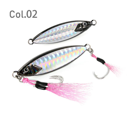 Glow Fishing Lure Casting Tuna15g30g40g60g Slow Pitch Jig Sea Bass