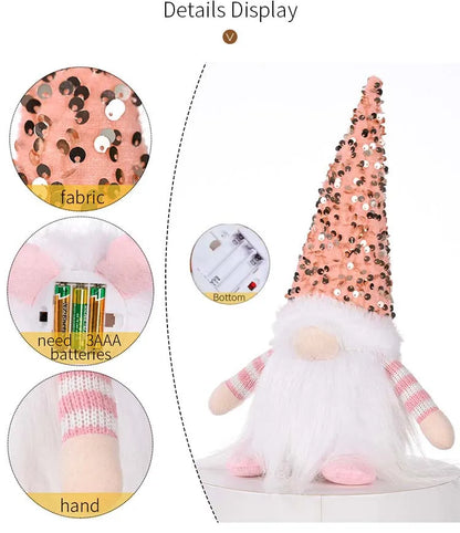 Christmas LED Glowing Gnome christmas lights