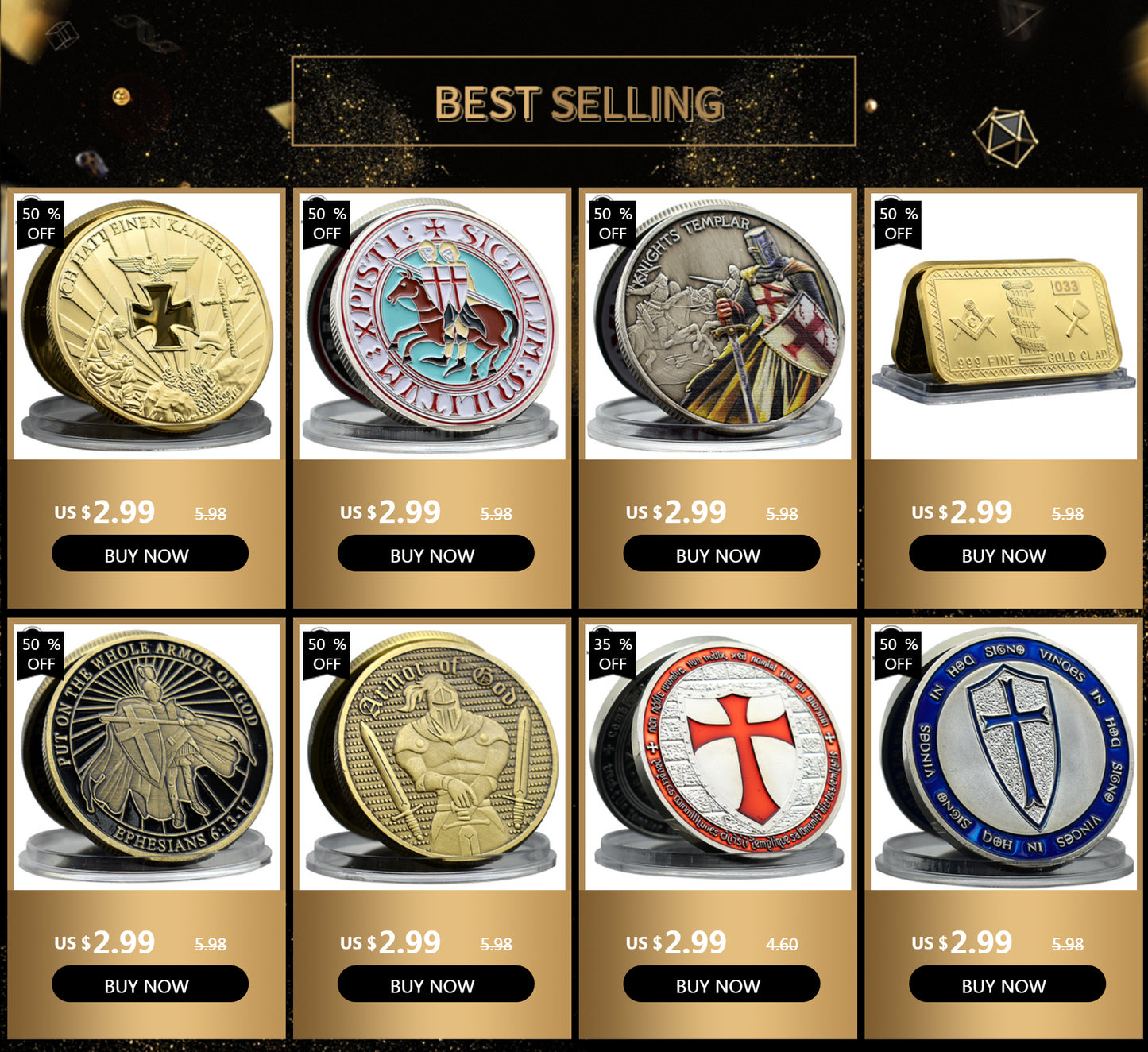 God's Armor Commemorative Coin