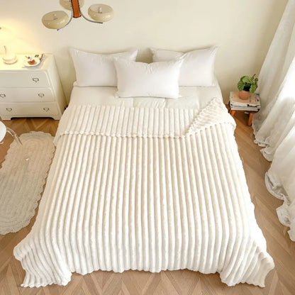 Flannel thick blanlet