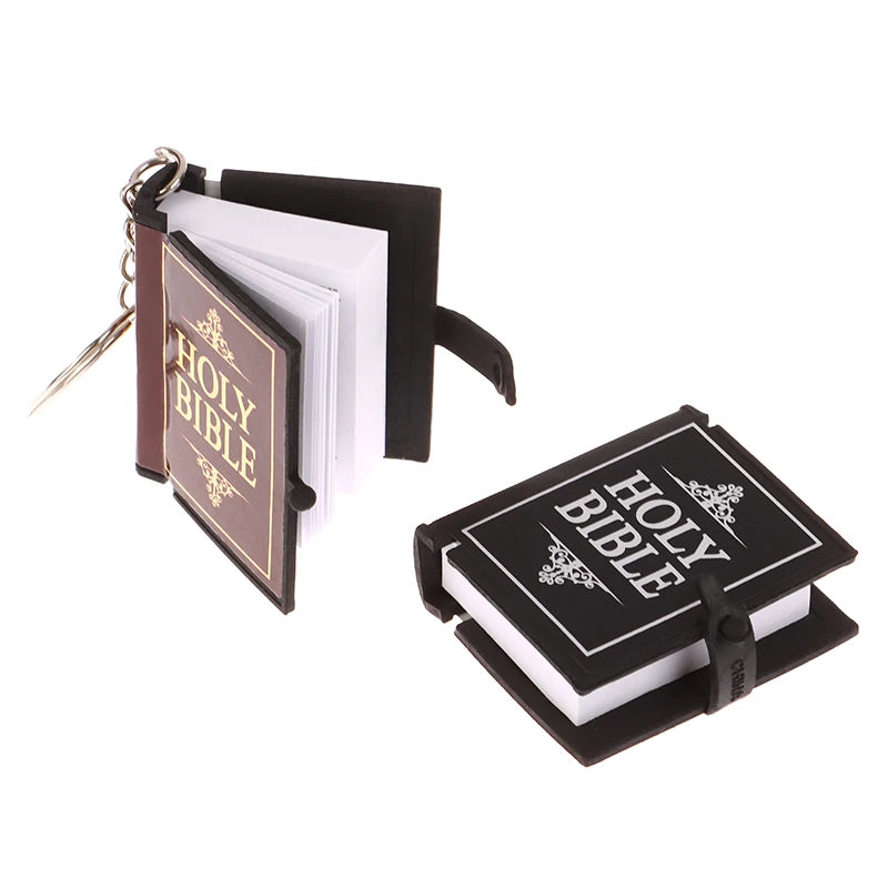 Mini Bible Keychain Book Pendant