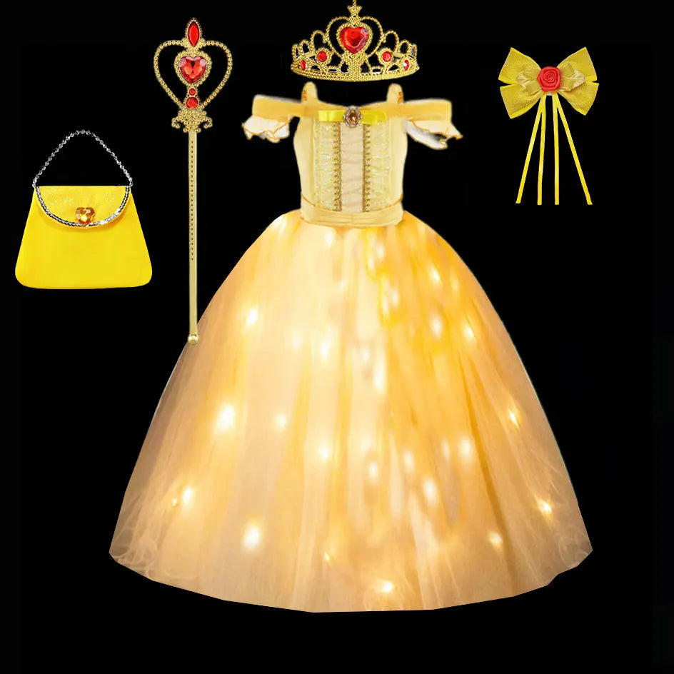 Kids Belle Beauty and the Beast Ball Gown