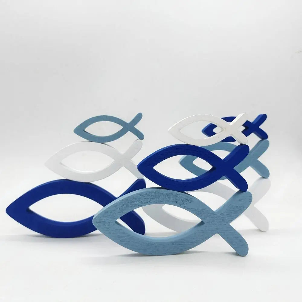 9Pcs Handcrafted Ocean Fish