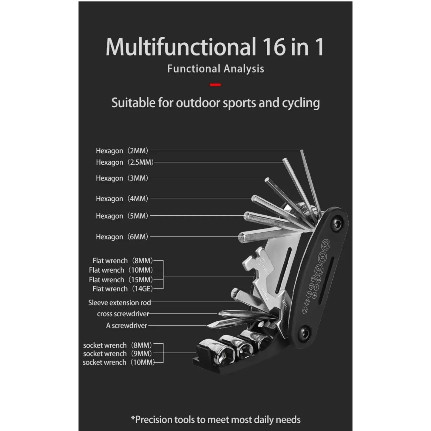 Road Bicycle Allen Wrench Pocket