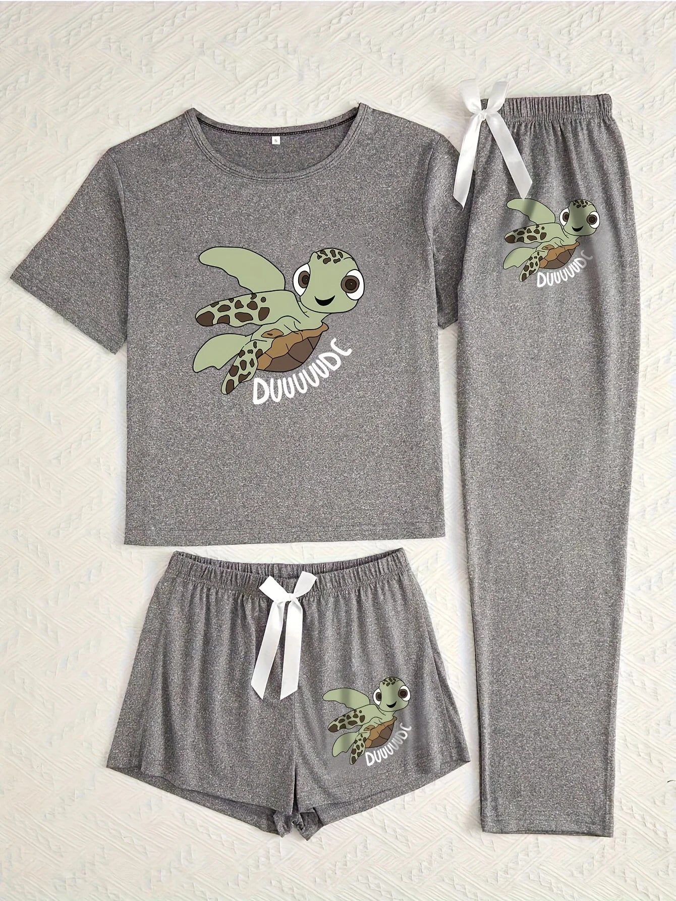 Women's Three-Piece Pajamas