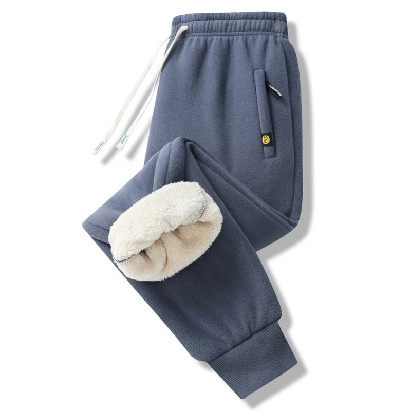 8XL Men Winter Warm Pants