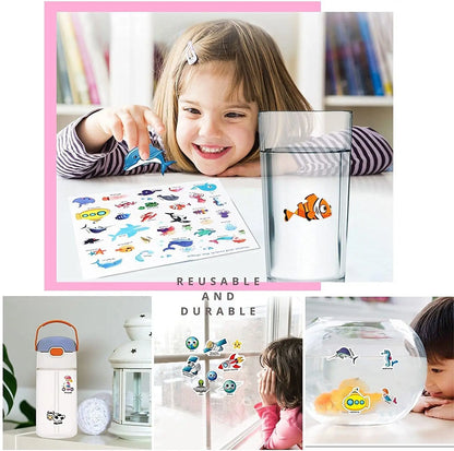 New Children Reusable Scene Cute Stickers